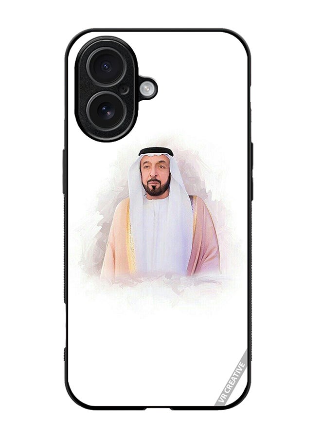 Protective Case Cover For Apple iPhone 17 Sheikh Khalifa Bin Zayed Bin Sultan Al Nahyan Design Multicolour