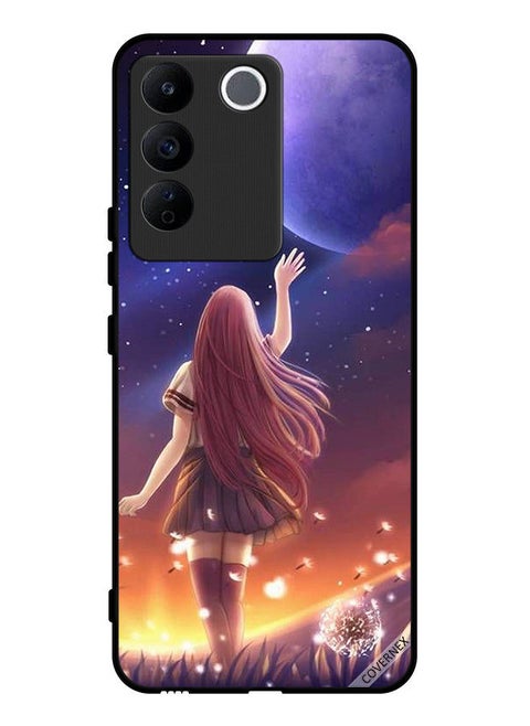 Protective Case Cover For Vivo V27e Touching Moon