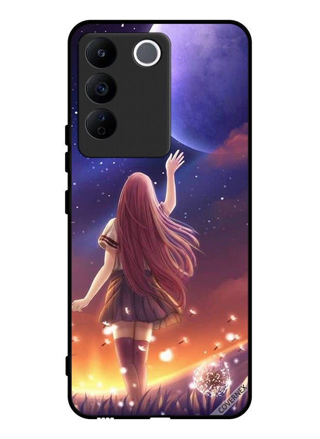 Protective Case Cover For Vivo V27e Touching Moon