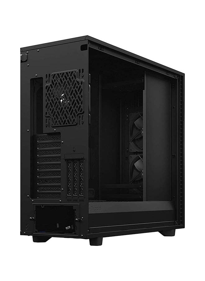 Fractal Design - Define 7 XL Full Tower Case - Tempered Glass, Anodized Aluminum Front Panel, Up to 18 HDD/SSDs + 5 SSDs, 9+3 Expansion Slots, USB 3.2 Gen 2x2 Type-C, 11 Fan Mounts, Radiator Support (480mm Front/Top), Sound-Damped Steel Panels, E-ATX/ATX/mATX/mITX Compatibility, 77.6L Volume, Cable Management, Dust Filters, TG Dark Tint | FD-C-DEF7X-03 - Image 1