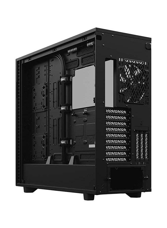 Fractal Design - Define 7 XL Full Tower Case - Tempered Glass, Anodized Aluminum Front Panel, Up to 18 HDD/SSDs + 5 SSDs, 9+3 Expansion Slots, USB 3.2 Gen 2x2 Type-C, 11 Fan Mounts, Radiator Support (480mm Front/Top), Sound-Damped Steel Panels, E-ATX/ATX/mATX/mITX Compatibility, 77.6L Volume, Cable Management, Dust Filters, TG Dark Tint | FD-C-DEF7X-03 - Image 1