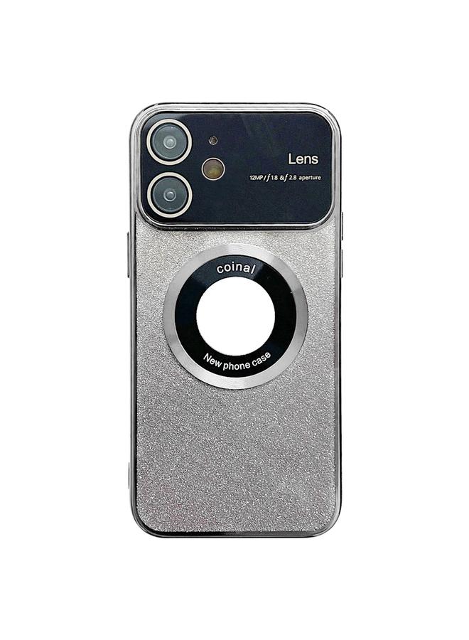 S-TOP Case For iPhone 11 Large Window MagSafe Gradient Glitter Electroplating TPU Phone Case - Image 1