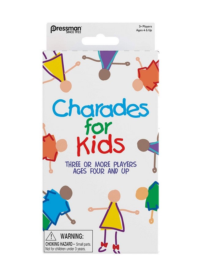Pressman Charades for Kids Peggable - No Reading Required Family Game Multicolor ,5" - Image 1