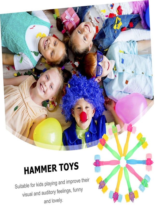 BESPORTBLE 24pcs Squeaky Children Hammer Toy Set Colorful Plastic Pounding Hammers for Kids Engaging Developmental Plaything for Toddlers and Babies - Image 4