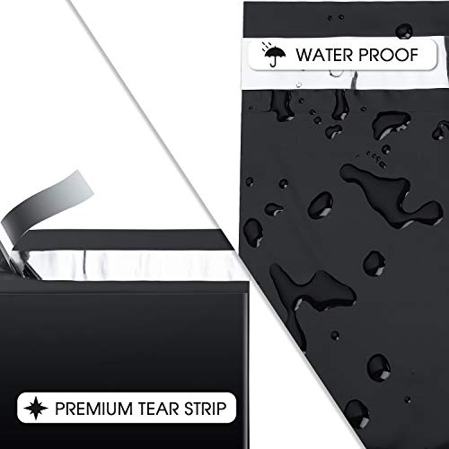 Metronic Black Poly Mailers 14.5x19 Large 100 Pack Self-Seal Shipping Bags, Packaging Envelopes for Small Business, Boutique, Clothing - Image 3