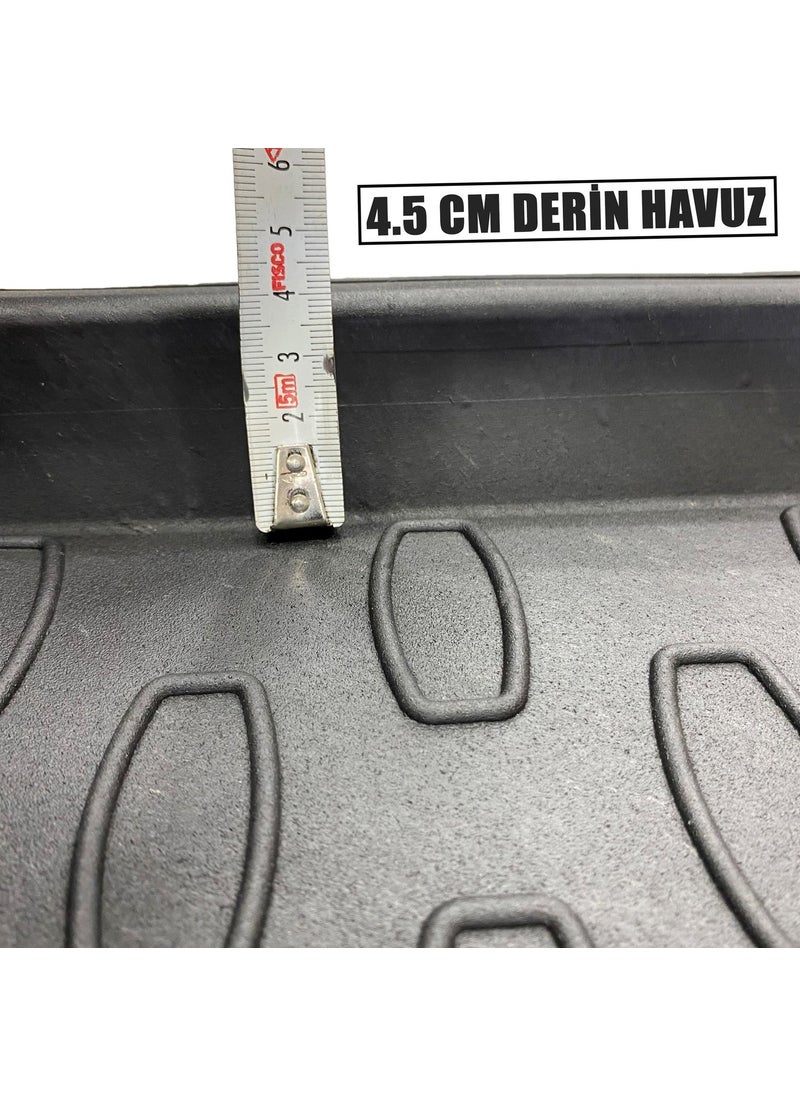 Eraks - Renault Megane Compatible Universal 3D Car Mat Set - Eco - Image 1