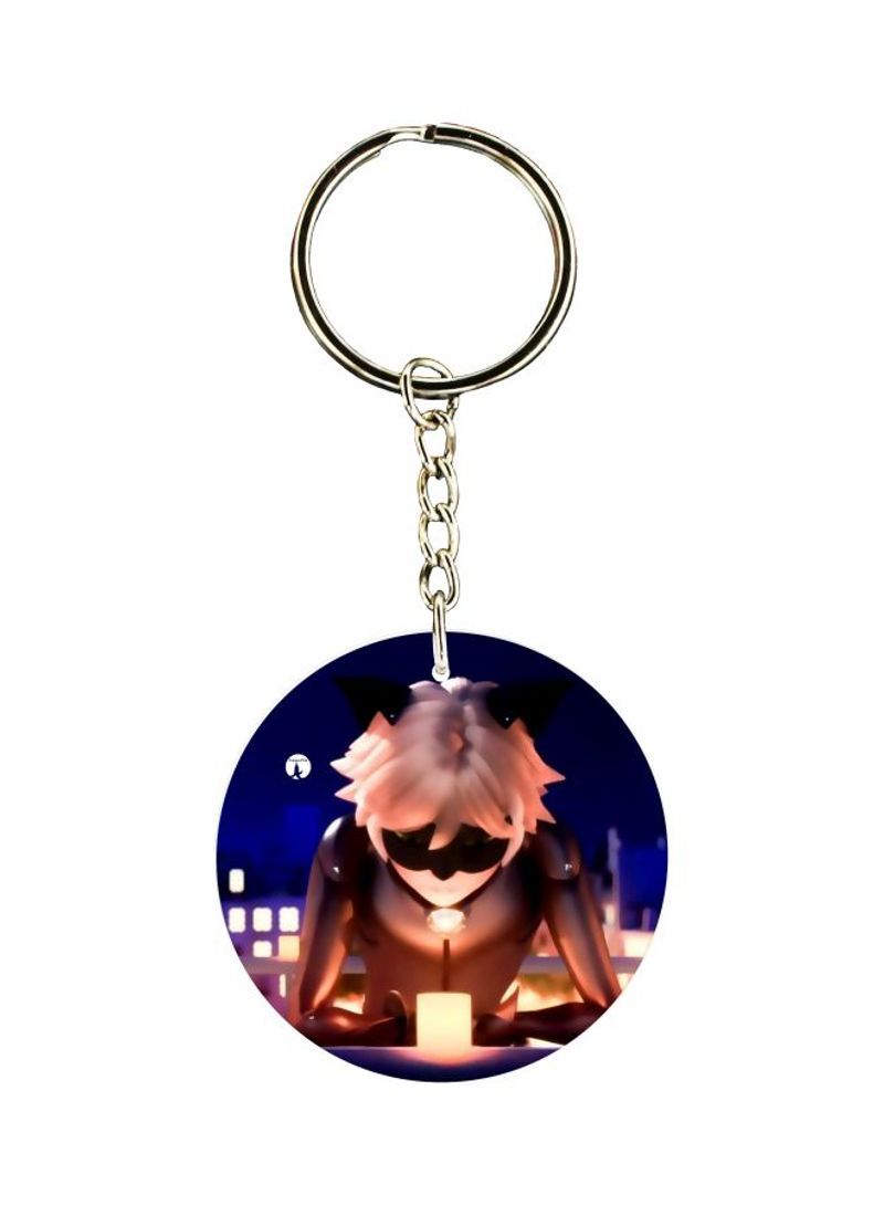 RKN Cartoon Printed Double Sided Keychain