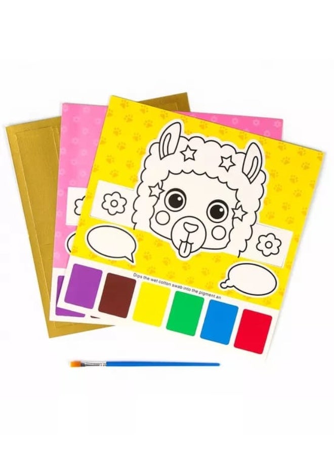 Children's Coloring Book Set - 2 Pieces with Watercolors - Image 2