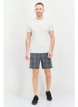 Swiss Alps Men Plaid Basic Short, Grey  - Image 4