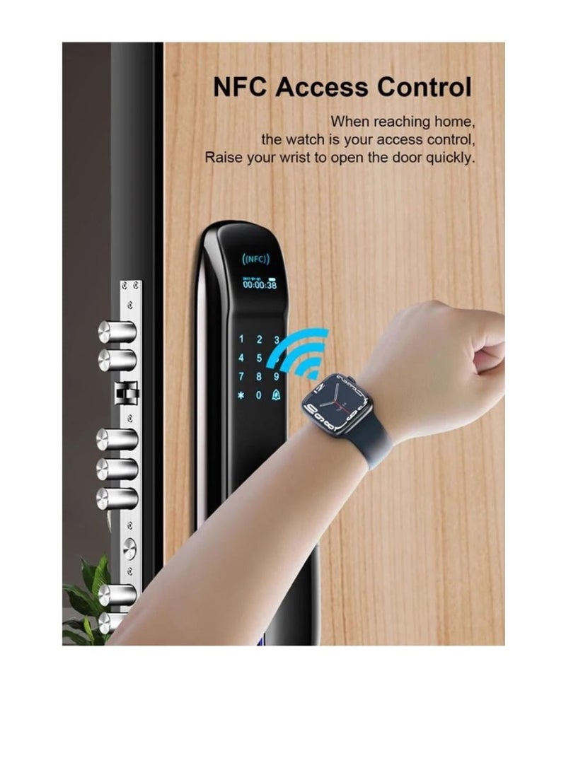 Generic - Watch X 10 Edition Smartwatch - AMOLED Display, Wireless Charging, NFC, BT Call, Siri Support, 2 Bands Included" - Image 1