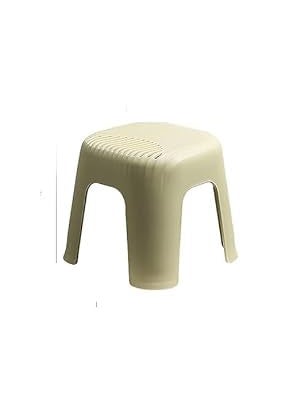 TRADY - TRADY Set of 6 Plastic Strong Round Stool Very Strong Built Attractive Looking Unbreakable Comfortable Seating Stool Step StoolMini Stool for Home Office Small Stool - Image 1