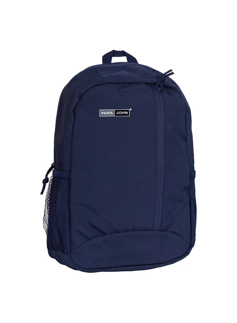 PARAJOHN Parajohn 15 Inch Polyester Backpack for Men & Women, Lightweight Travel Backpack with Side Mesh Pockets, Durable Zipper and Spacious Storage Compartments