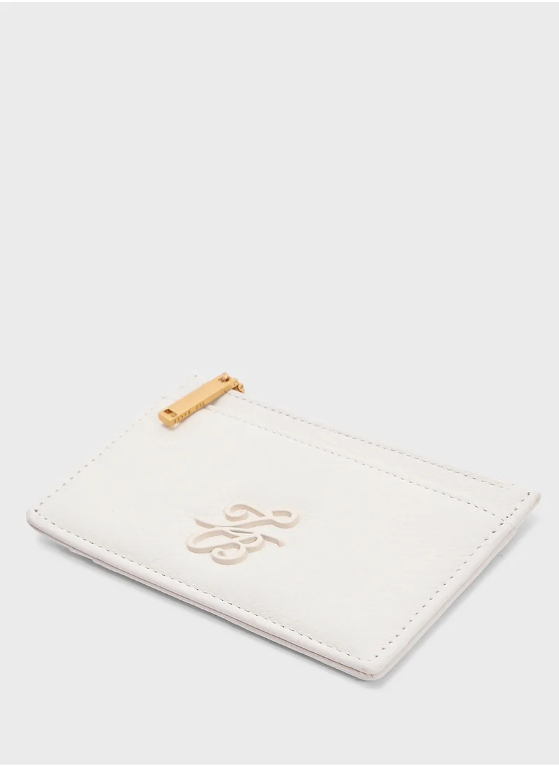 Ted Baker Marleah Tb Script Zip Card Holder