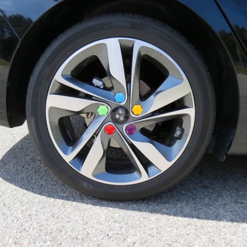 19mm 20pcs Plastic Wheel Nut Caps Rustproof Dustproof Tire Hub Cover for Cars Suvs Trucks - Image 5