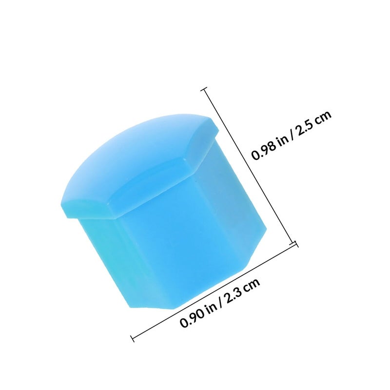 19mm 20pcs Plastic Wheel Nut Caps Rustproof Dustproof Tire Hub Cover for Cars Suvs Trucks - Image 3