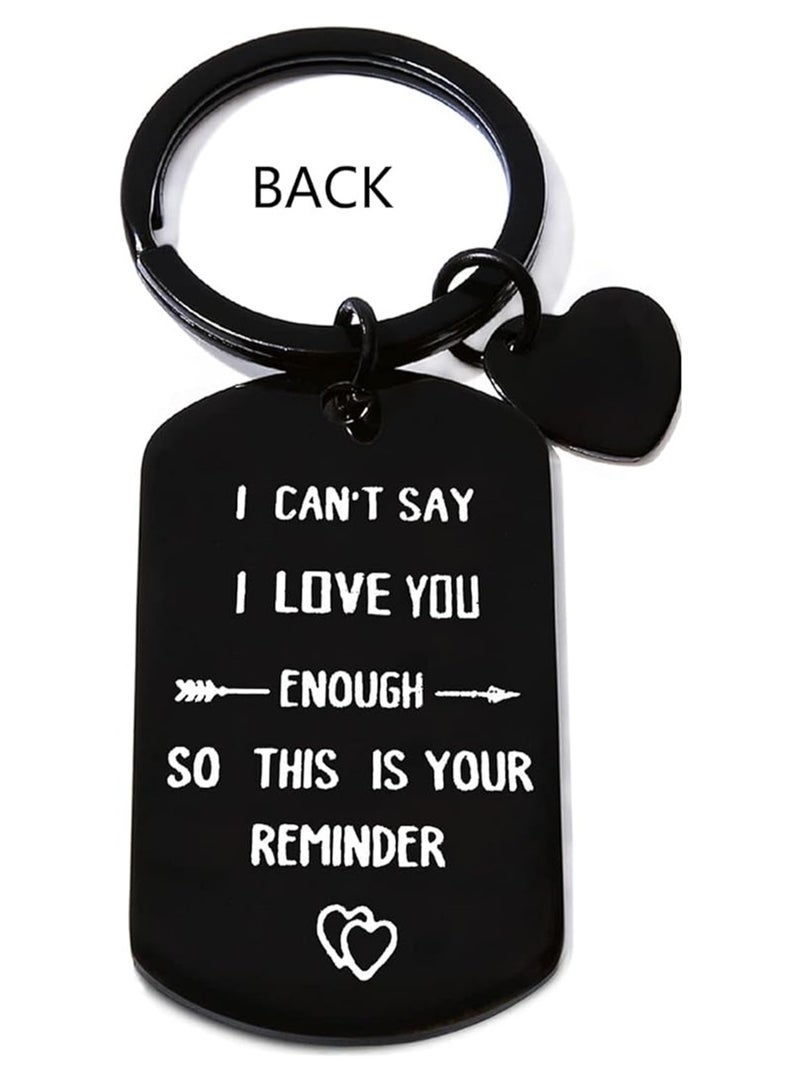 KASTWAVE Keychain for Boyfriend To My Man Keychain Keyring for Him Men Boyfriend Husband Jewelry Small Present - Image 3