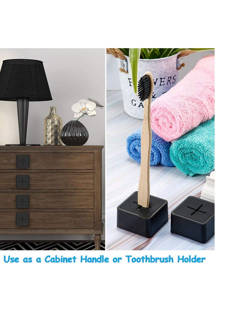 Kitchen Towel Hooks, 3 Pack Self Adhesive Towel Holders, Wall Dish Towel Hook, Drill Free Self Adhesive Push Hooks Firmly Hook, Wall Mounted Hand Towel Hook, for Bathroom Home Kitchen RV Camper  - Image 4