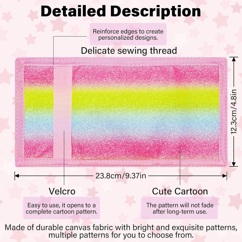 AI-DEE RFID Trifold Canvas Outdoor Sports Wallet for Kids - Front Pocket Wallet with Magic Sticker - Image 4
