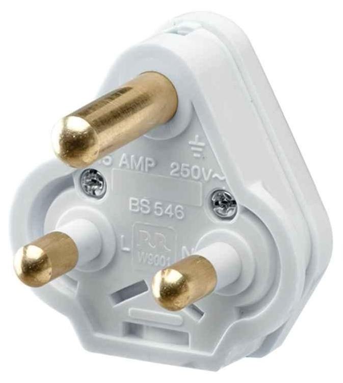 RR Top Plug-15A-3 Round Pin