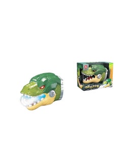Large Dinosaur Hand Puppet Simulation Animal Model Children Boy's Ackylosaurus Triangle Tyrannosaurus Rex Gloves Dinosaur Head Toy-Color:Spray Dinosaur Gloves (Chinese Color Box)