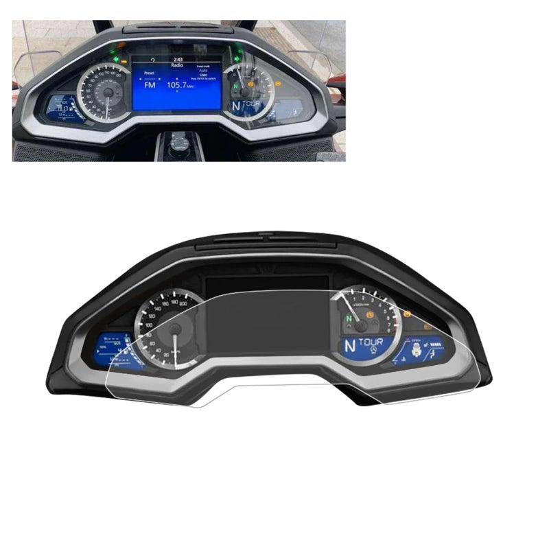 HAONEL 2 Set Instrument Film Dashboard Screen Protector Replacement for Honda Goldwing 1800 GL1800 20182023 Cluster Display Screen Protective Cover