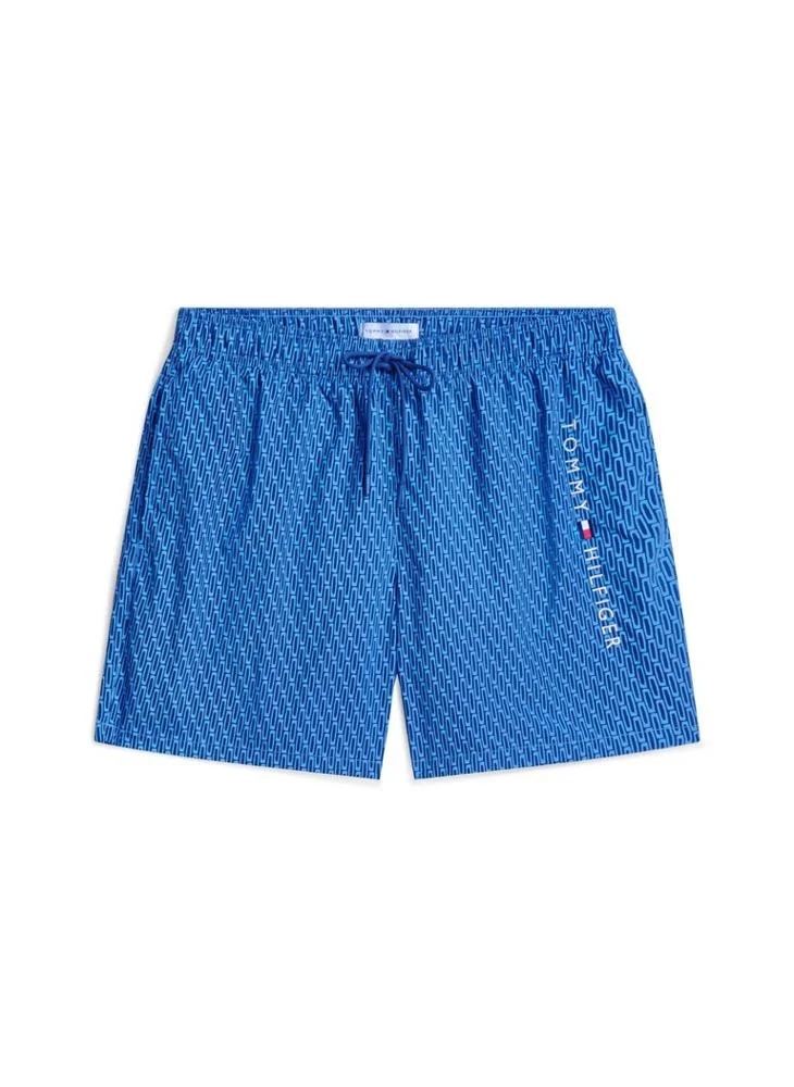 Tommy Hilfiger  Original Print Mid Length Swim Shorts for Men | Best Price UAE