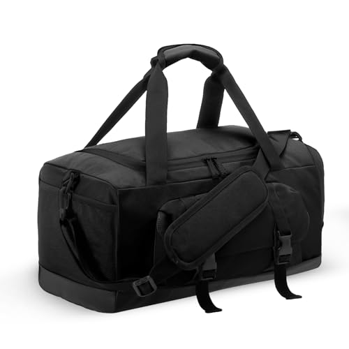 XEYOU Gym Bag for Women Men Sports Travel Duffel Bag with Shoe Compartment and Wet Pocket AntiTheft Carry On Weekender Bag for Airplane Water Resistant Workout Overnight Bag for Travel Gym - Image 1