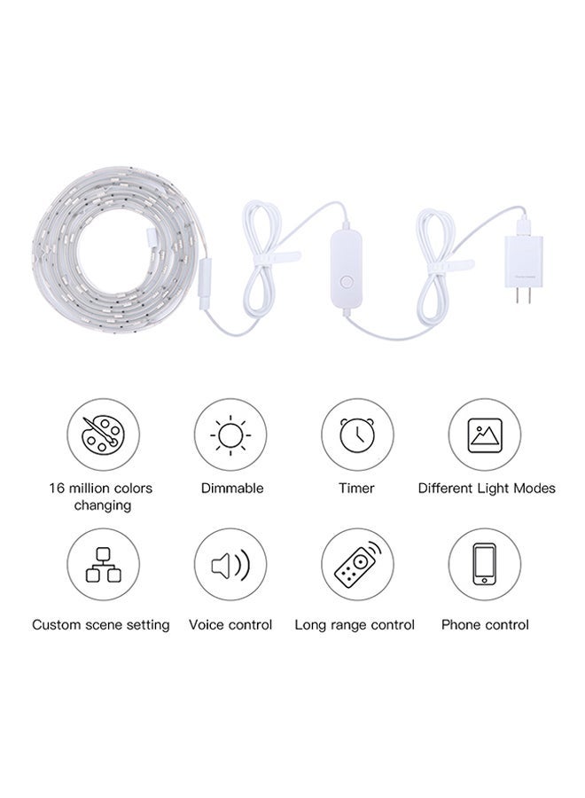 NIBEMINENT LED WIFI Intelligent RGB Strip Light Silver 0.3kg - Image 2
