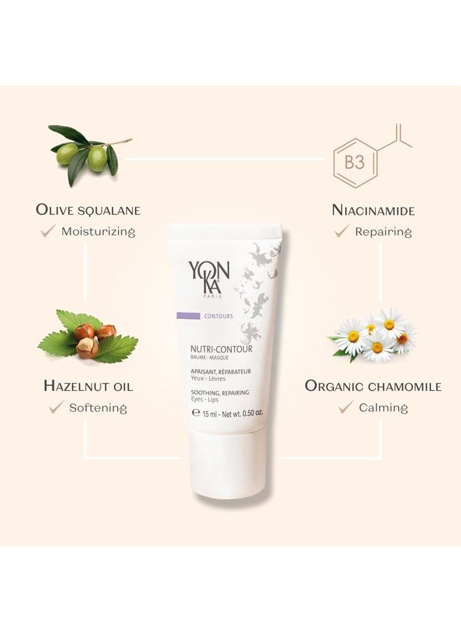 Yonka - Yon-Ka Contours Nutri-Contour - Eye and Lip Contour Cream That Hydrates and Repairs While Minimizing the Appearance of Lines and Wrinkles (0.5 Ounce / 15 Milliliters) - Image 1