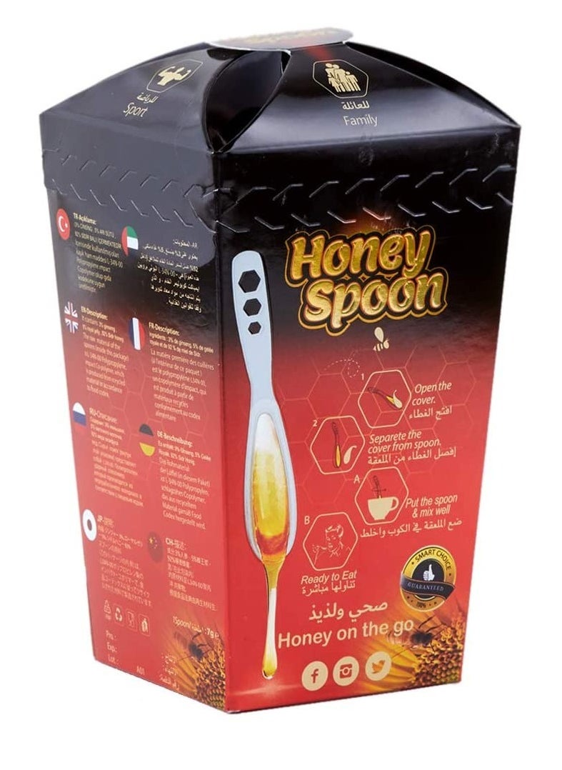 Al Malaky Royal Natural Pure Ginseng And Royal Jelly Honey 10 spoons  - Image 2