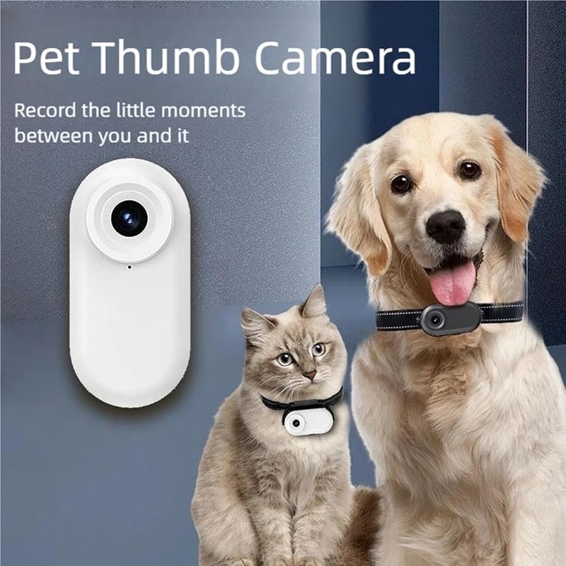 16g Wearable Pet Camera 1080P HD Animal Collar Cam for Dogs Cats Outdoor Recording - Image 3