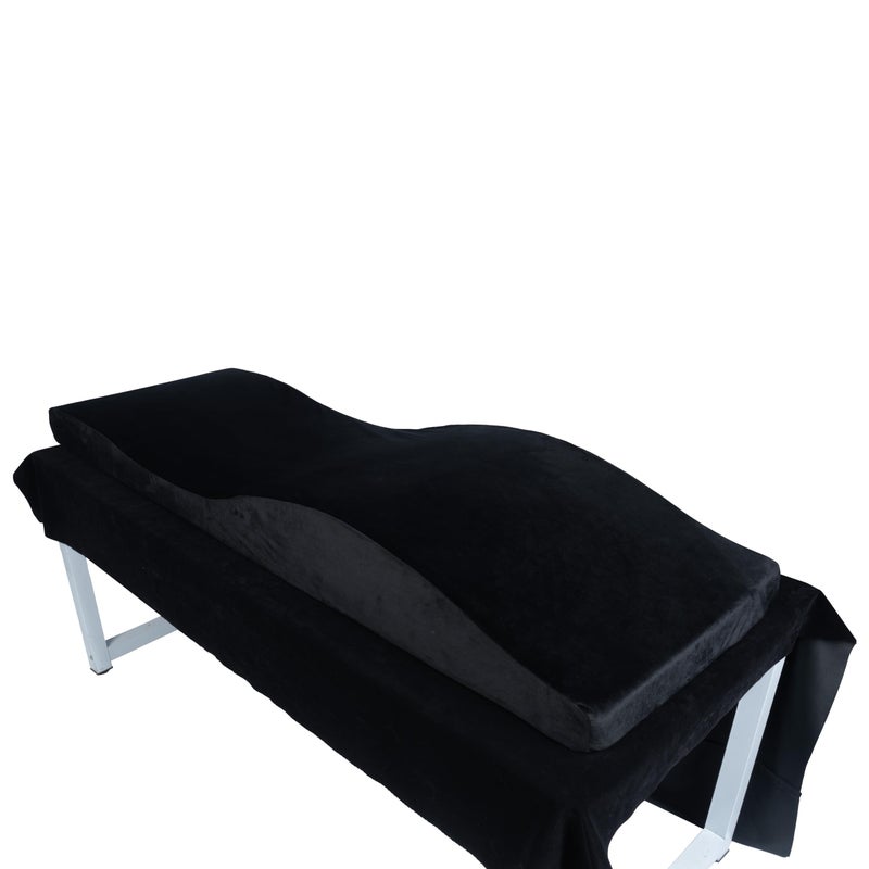 ENDELLE Lash Bed Topper,Curvy Massage Foam Cushion for Salon, Ergonomic Massage Topper with Removable Cover-23(58cm) - Image 5
