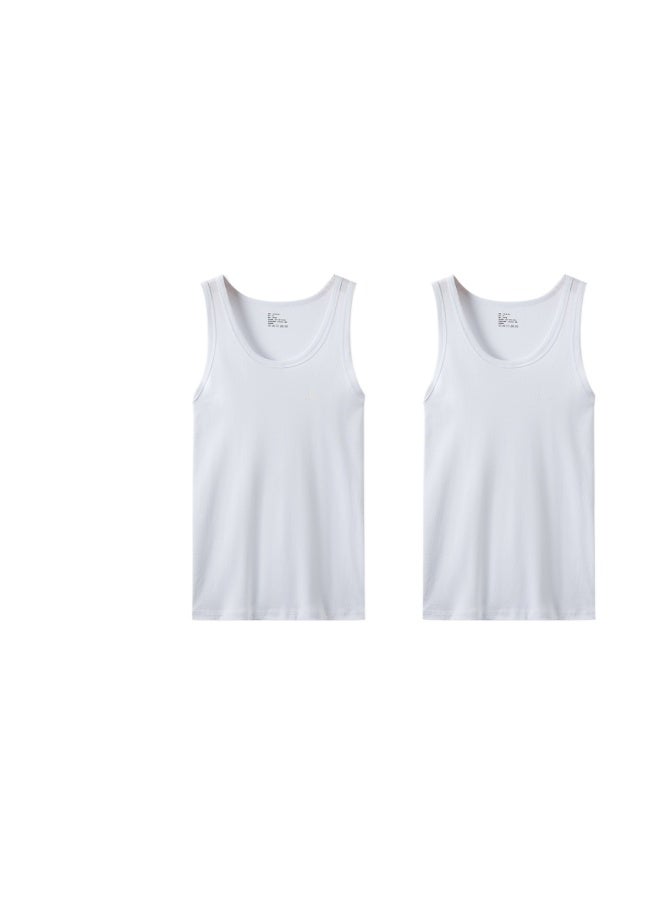 HLA Pack 95% Cotton】men's Undershirt Sleeveless Athletic Tank Top For Sports And Fitness - Image 2