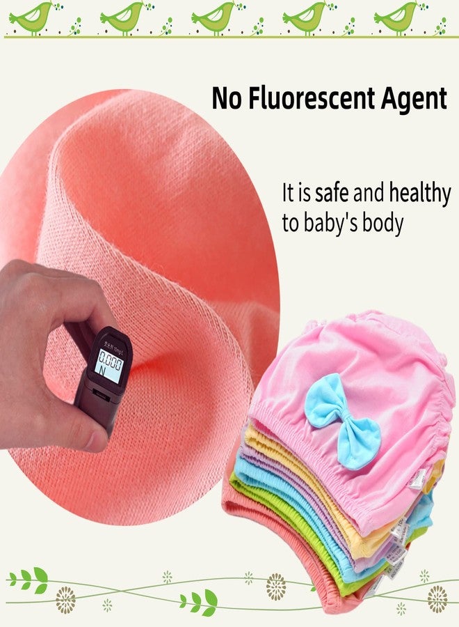 Baby Amabc Baby Girls' Cotton Bloomers Brief Underwear - Kids Cool Breathable Comfort Panty - Toddler Undies Cute Diaper Covers Multipacks, Soft and Wash Well 12-18 Months - Image 4