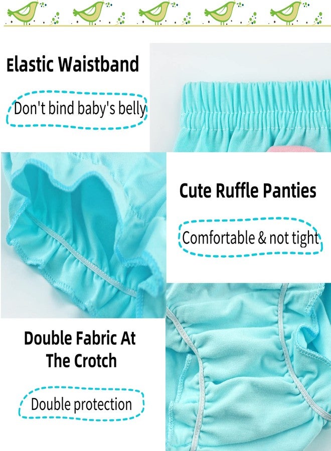 Baby Amabc Baby Girls' Cotton Bloomers Brief Underwear - Kids Cool Breathable Comfort Panty - Toddler Undies Cute Diaper Covers Multipacks, Soft and Wash Well 12-18 Months - Image 5