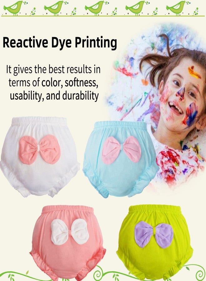 Baby Amabc Baby Girls' Cotton Bloomers Brief Underwear - Kids Cool Breathable Comfort Panty - Toddler Undies Cute Diaper Covers Multipacks, Soft and Wash Well 12-18 Months - Image 3
