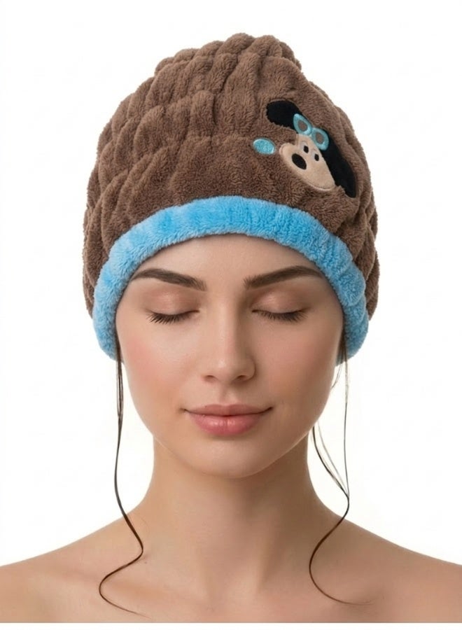 Luxury Microfiber Hair Wrapper – Quick Dry Hair Towel Turban for Women & Girls – Soft Hair Drying Cap for Styling and Sleep – Gentle & Protective Hair Wrap for Frizz-Free, Smooth Hair – Durable, Lightweight, and Fashionable Design - Image 1