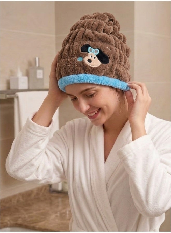 Luxury Microfiber Hair Wrapper – Quick Dry Hair Towel Turban for Women & Girls – Soft Hair Drying Cap for Styling and Sleep – Gentle & Protective Hair Wrap for Frizz-Free, Smooth Hair – Durable, Lightweight, and Fashionable Design - Image 5