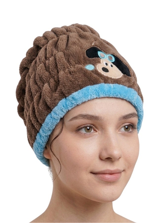 Luxury Microfiber Hair Wrapper – Quick Dry Hair Towel Turban for Women & Girls – Soft Hair Drying Cap for Styling and Sleep – Gentle & Protective Hair Wrap for Frizz-Free, Smooth Hair – Durable, Lightweight, and Fashionable Design - Image 3
