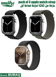 Apple Watch Band Strap For Apple Watch Ultra 2/Ultra 49mm, Series 10 46mm, 9/8/7 45mm, SE2/SE/6/5/4 44mm, 3/2/1 42mm