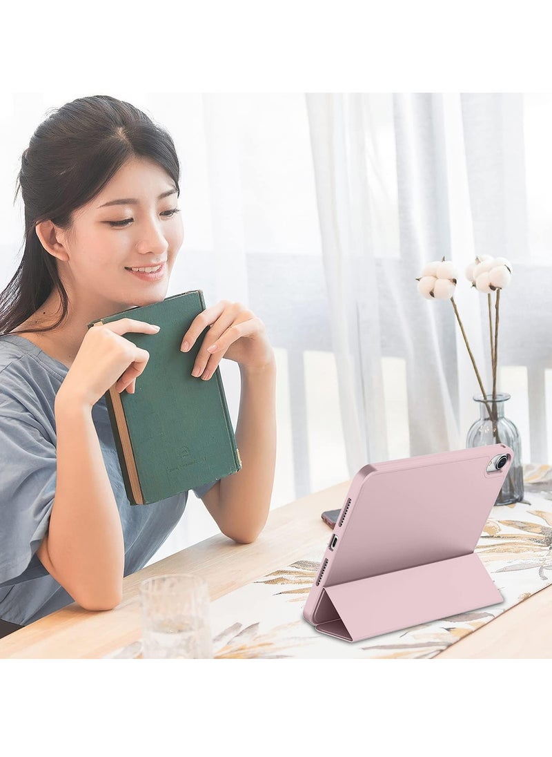 New Smart Case with Pencil Holder Compatible with iPad Mini 7 – Tri-Fold Smart Case with Soft TPU Back, Auto Wake/Sleep, Dustproof & Anti-Fingerprint, Heavy Duty Protection, Ultra-Slim & Lightweight