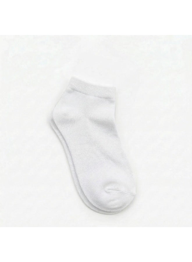 Dodoliza Women Premium Classic Bamboo Socks with Nano Silver Technology Anti Bacterial Ankle Length White 5 Pairs - Image 5