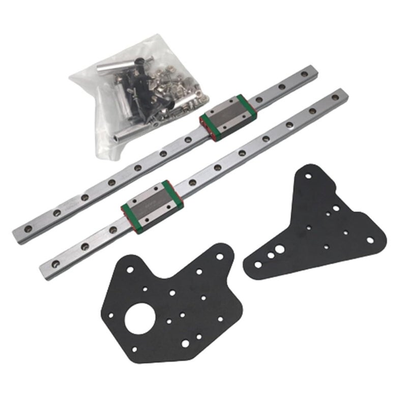 Compatible for Creality, Z Axis MGN12H Linear Rail Upgrade Kit for Ender 3 Pro CR-10 S4 S5 3D Printer(Plate Normal Rail,CR-10) - Image 1