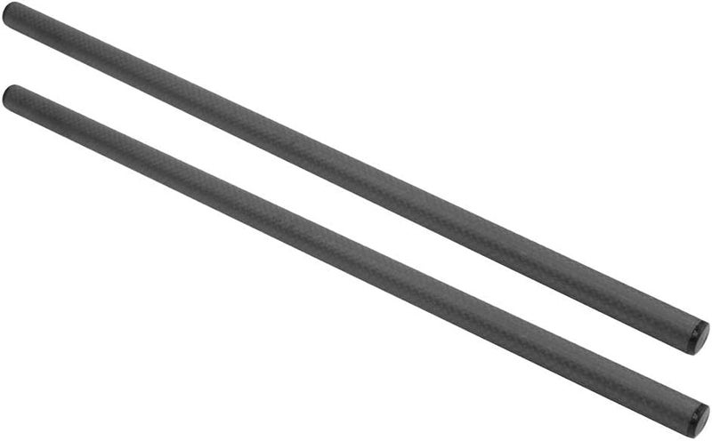 klarako 2 Pieces 40cm 16inch 15mm Carbon Fiber Rod For DSLR Camera Rig Rail System - Image 3