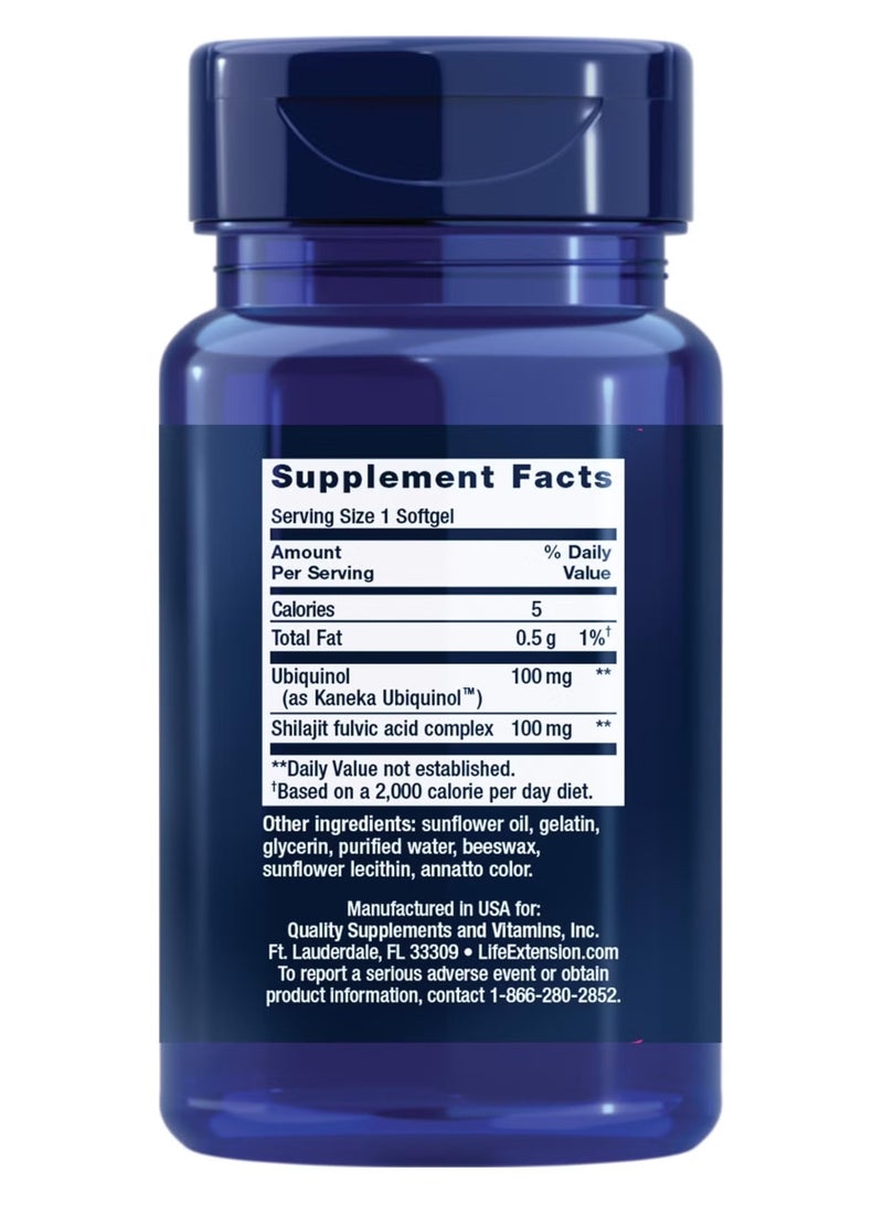 لايف إكستنشن Super Ubiquinol CoQ10 مع دعم ميتوكوندريال محسن، صحة القلب القوية ودعم إنتاج الطاقة الخلوية، قابلة للامتصاص جدا، خالية من الغلوتين، غير المعدلة وراثيا، 100 ملغ، 60 حبة ناعمة - Image 3