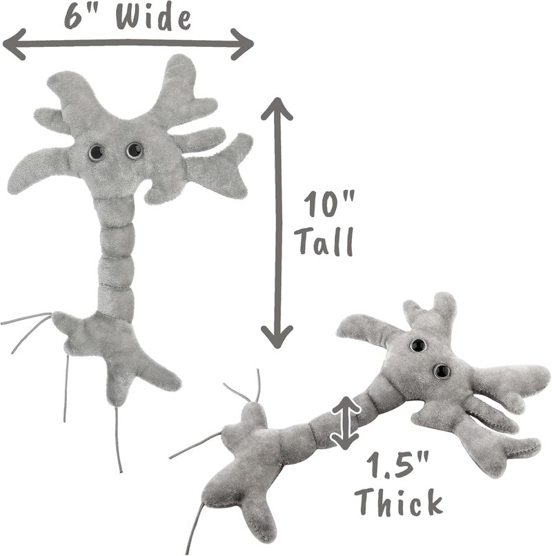 Giant Microbes Brain Cell (Neuron) Plush Toy - Educational and Cuddly - Image 4