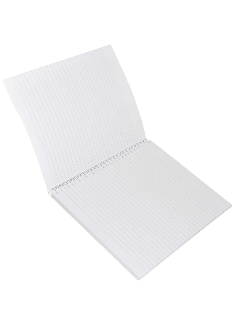 Light FIS LIGHT Pack of 10 Spiral Soft Cover Notebook, Single Line, 10X8 Inches (25.4 X 20.32 Cm) 100 Sheets -LINB1081702S  - Image 3