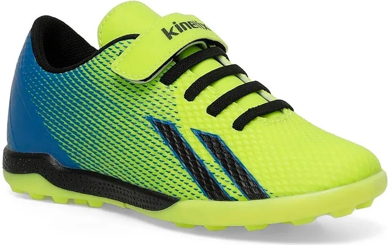 كينتيكس Enta Neon Green Blue Black Children's AstroTurf Sports Shoes V3