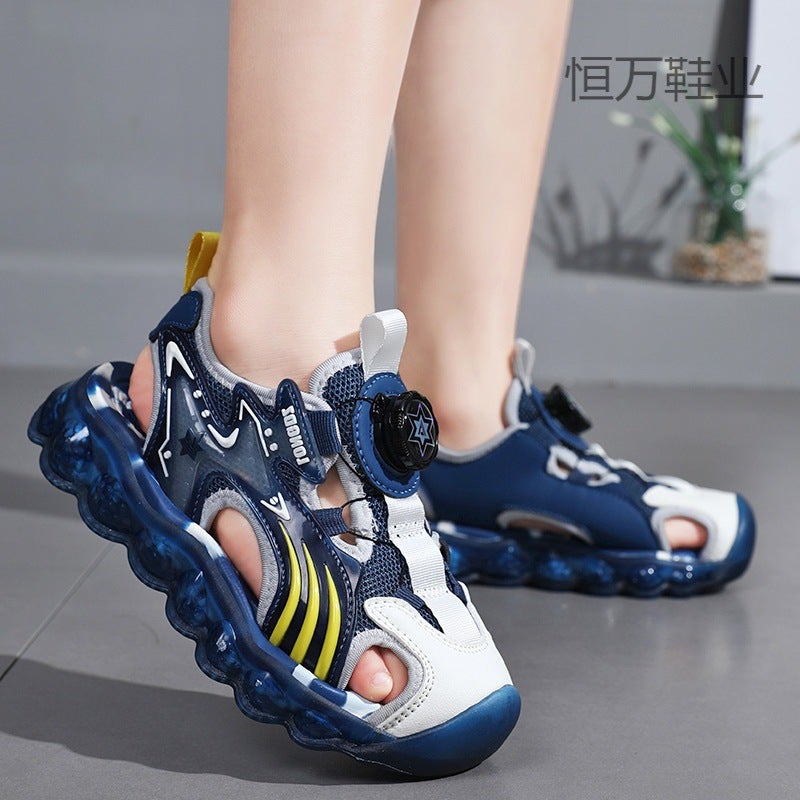 Fujian Big Factory Dragon Captain Children'S Shoes 2023 Summer Children'S Sandals Boys Soft Bottom Non-Slip Sports - Image 4