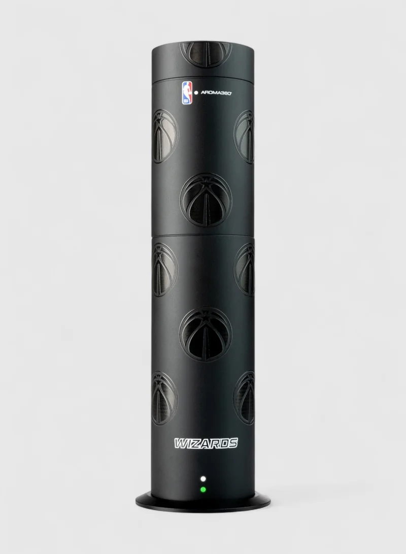 AROMA360 x NBA - Washington Wizards Diffuser for Essential Oils - Cold-Air Diffusion - 600 sq.ft. Coverage - Waterless Air Diffuser for Home, Office and Business